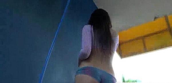  Solo Girl Strip And Play With Lots Of Kind Things video-23